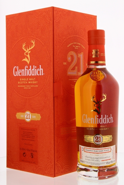Image sur Glenfiddich 21 Years Reserva Rum Cask Finish 40° 0.7L